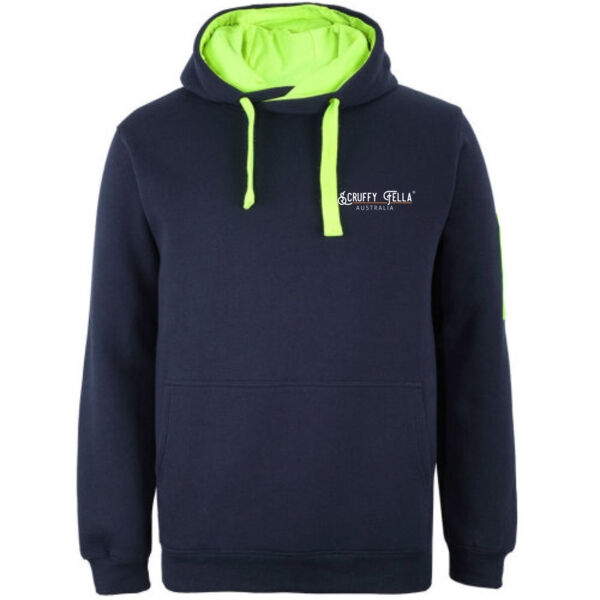 Scruffy Fella Tradie Hoodie  - Face Logo Thumbnail