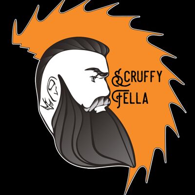 SCRUFFYFELLA logo - Dark - Shirt Back Thumbnail